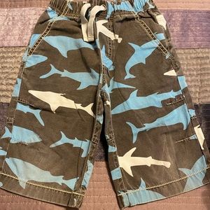 Mini Boden Shark Board Shorts